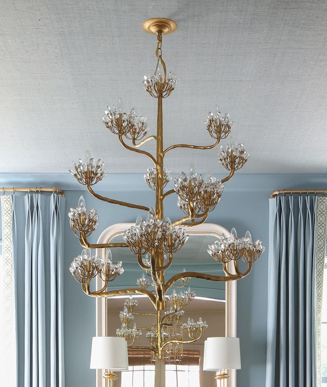Mina Luxury Branch Flower Chandelier