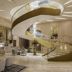 Luxury Palm Tree Glass Rods Chandelier for Hotel / restaurant / villa / staircase