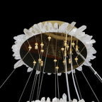 Modern Round / oval / linear / square Natural Crystal Chandelier