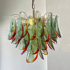 Emerald Flame Murano Glass Chandelier