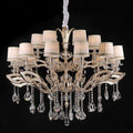 Maria Crystal Classic Chandelier 44-Inch18 Lights