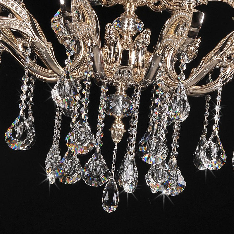 Maria Crystal Classic Chandelier 44-Inch18 Lights