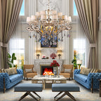 Maria Crystal Classic Chandelier 44-Inch18 Lights
