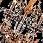 Maria Crystal Classic Chandelier 27-Inch6 Lights