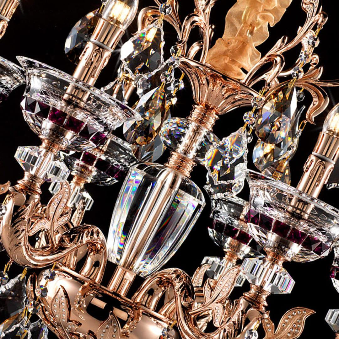 Maria Crystal Classic Chandelier 27-Inch6 Lights