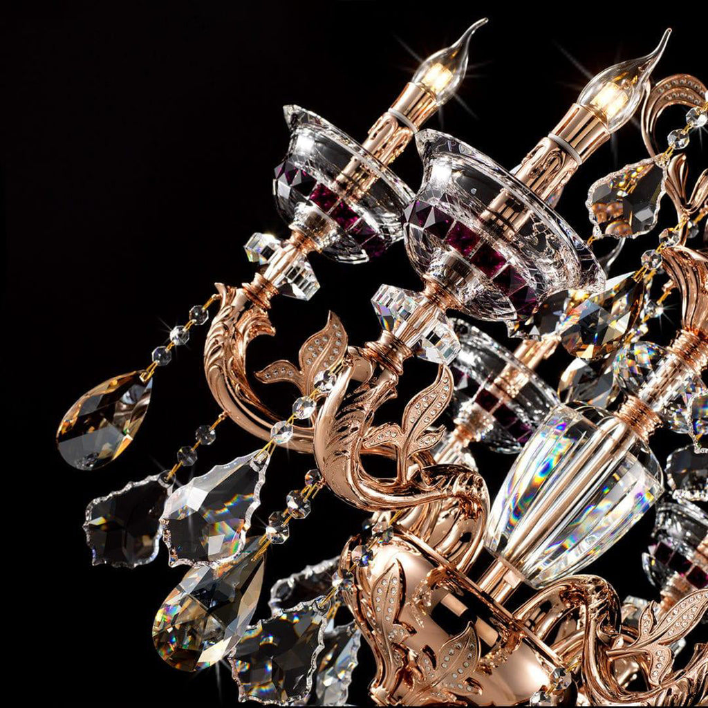 Maria Crystal Classic Chandelier 27-Inch6 Lights