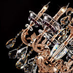 Maria Crystal Classic Chandelier 27-Inch6 Lights