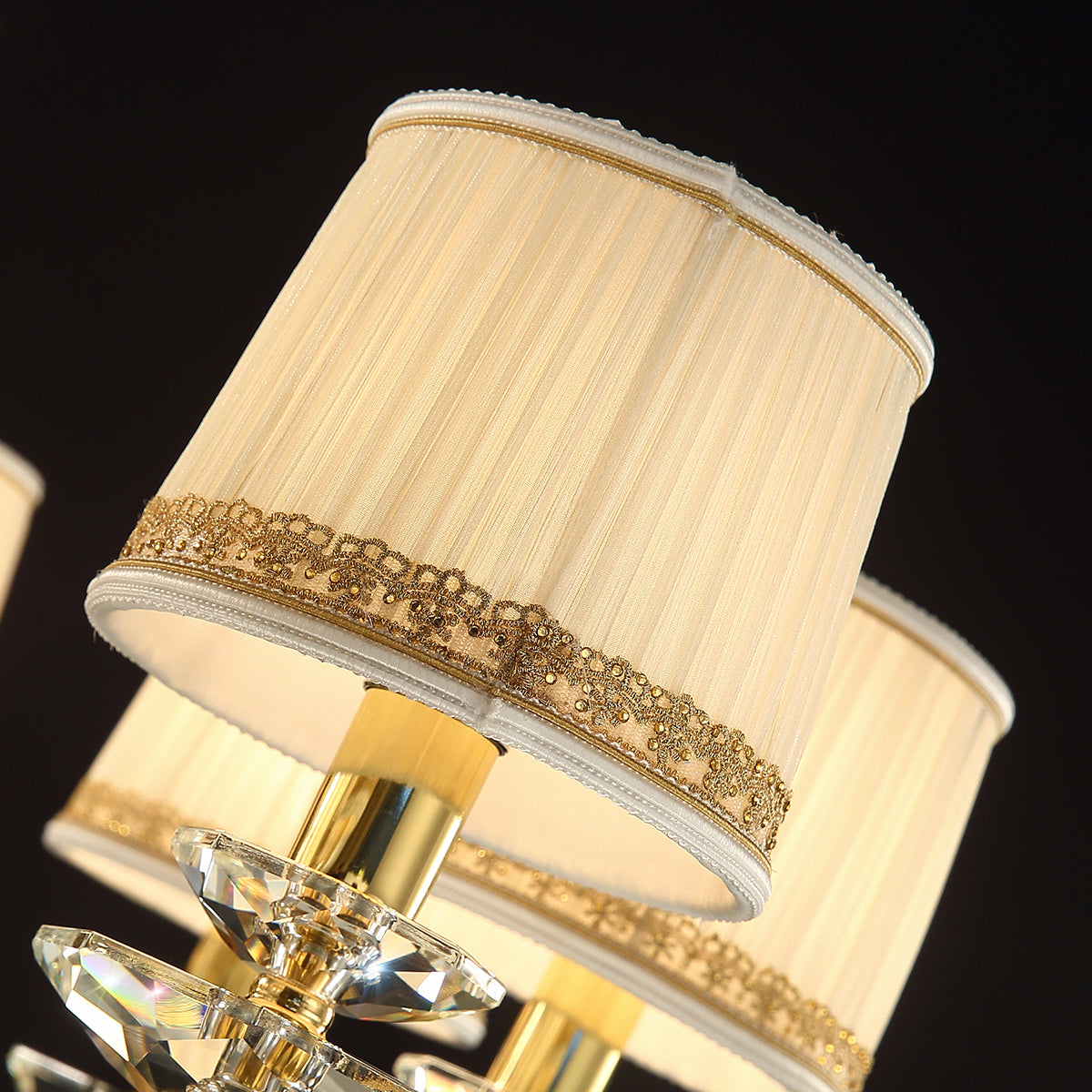 Maria Crystal Classic Chandelier 36-Inch10 Lights