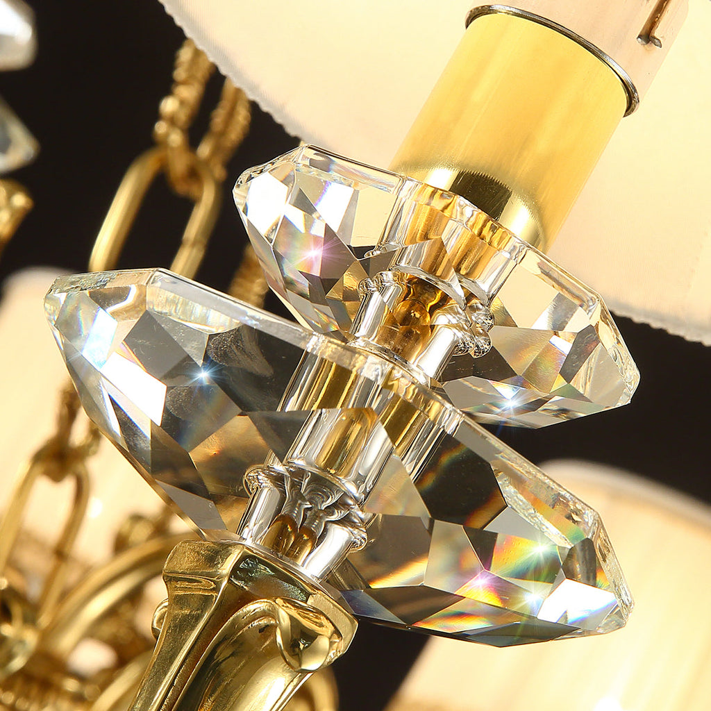 Maria Crystal Classic Chandelier 36-Inch10 Lights