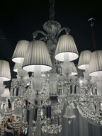 12 Lights Baccarat Zenith Flou, Je Te Vois Flou Chandelier