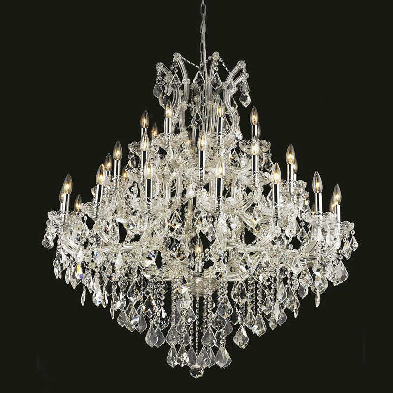 40 Lights Large Maria Theresa Crystal Chandelier