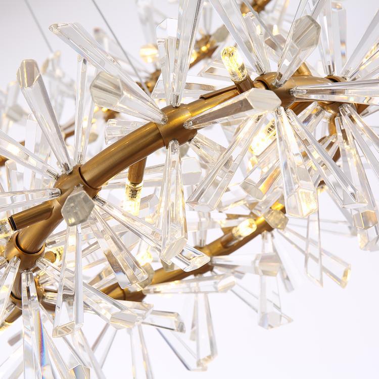 Kylia 2 Tier Ring Crystal Chandelier 60”