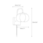 Kapok Flower Wall Lamp