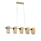 Luxury Newly Crystal Chandelier in Champagne Gold Finish with Round Tiered Design and K9 Crystal
