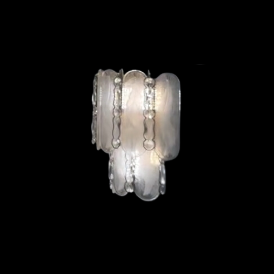 Modern Feather Crystal Chandelier in Chrome / gold Finish for High / low-Ceiling