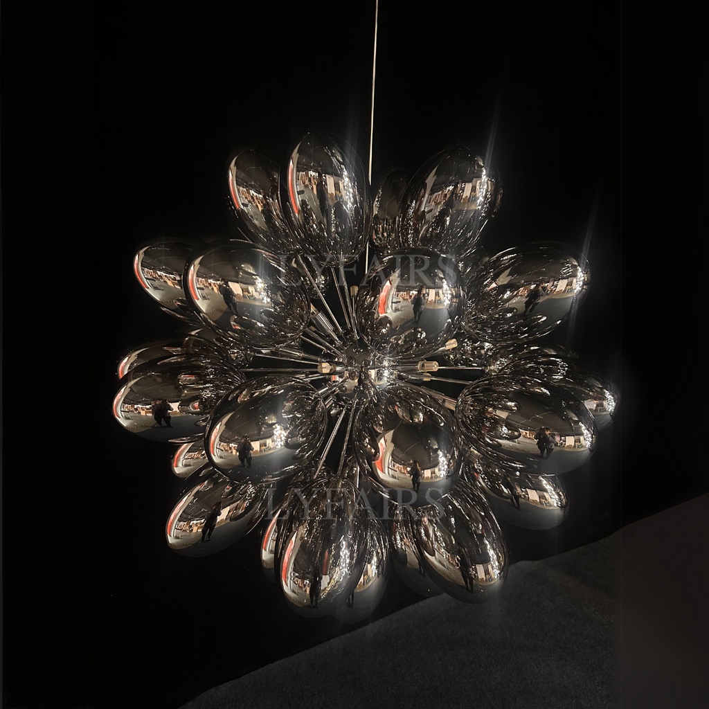 Creative Black Grape Glass Chandelier for Bar / dining / living Room / kitchen Island