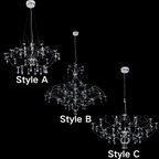 Modern Art Design Dreamcatcher-Inspired Firefly Coloful Crystal Chandelier