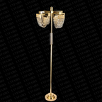 Luxury Newly Crystal Chandelier in Champagne Gold Finish with Round Tiered Design and K9 Crystal