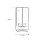 Lantern Cordless Crystal Table Lamp  (built-in battery)