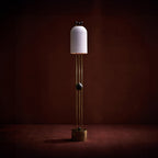 Lantern Glass Floor Lamp