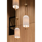 Lantern Glass Pendant Lamp