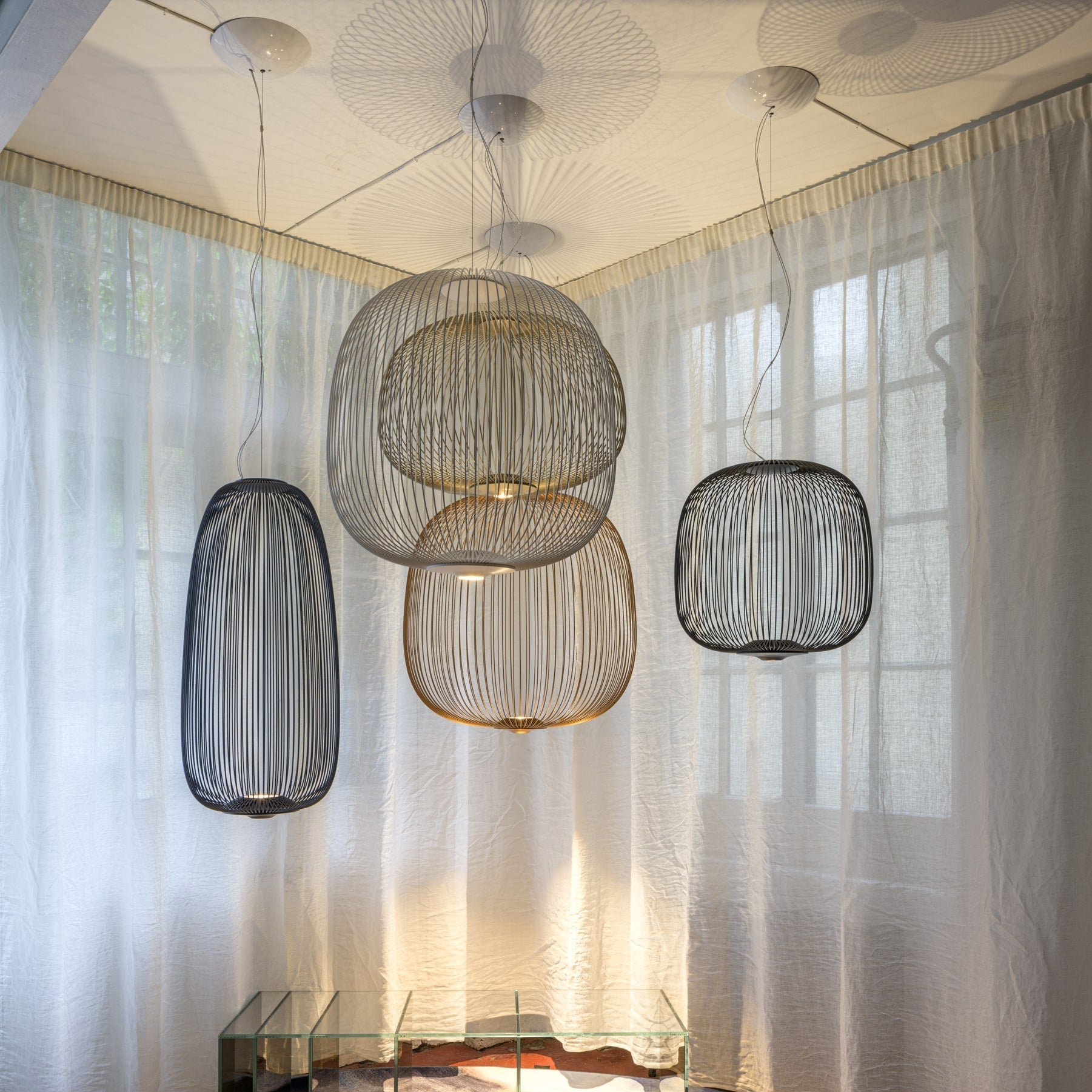 Spokes Cage Pendant Lamp