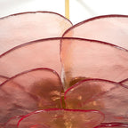 Lotus Leaf Layered Glass Chandelier