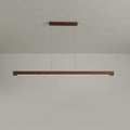 Linear Wooden Pendant Light