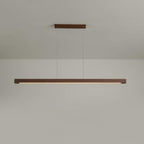 Linear Wooden Pendant Light