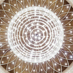 Long Hotel Lobby Crystal Chandelier