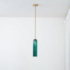 Long Tube Glass Pendant Light