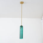 Long Tube Glass Pendant Light