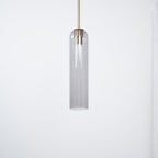 Long Tube Glass Pendant Light