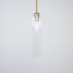 Long Tube Glass Pendant Light