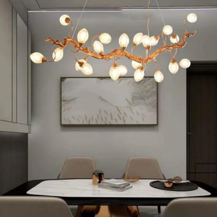 Levi Luxury Brass Branch Chandelier