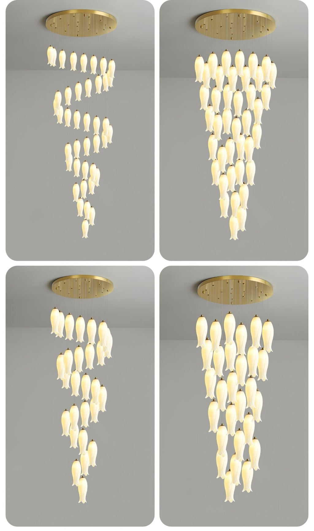 Luma Flora Stairs Chandelier