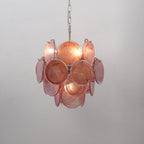 Lunaria Disc Murano Chandelier
