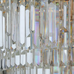 Luxury Hotel Hallway Ceiling Lighting Large Round Crystal Chandelier for Foyer Living Room Staircase