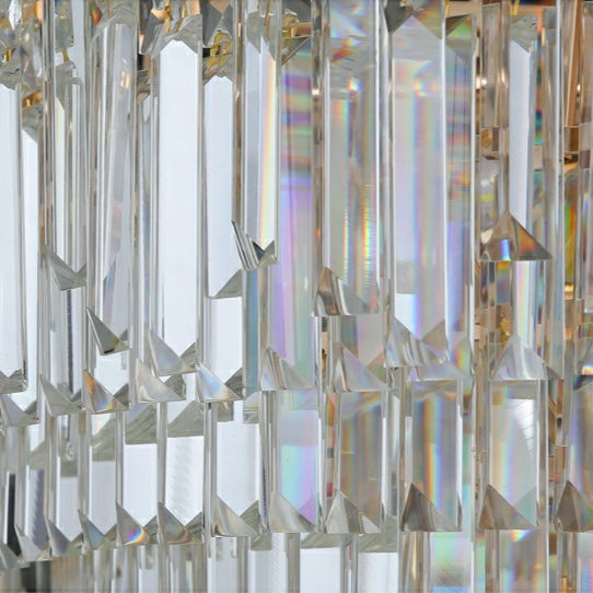Luxury Hotel Hallway Ceiling Lighting Large Round Crystal Chandelier for Foyer Living Room Staircase