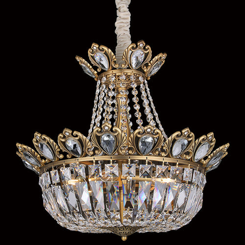 6 Lights Brass Chandeliers for Sale