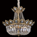 Small Brass Empire Chandelier