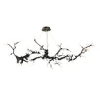 Selenite Crystal Blossom Branching Tree Chandelier
