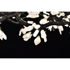Selenite Crystal Blossom Branching Tree Chandelier
