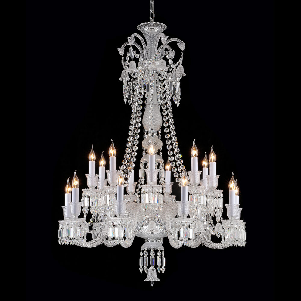 24 Lights Baccarat Chandelier for Entrance