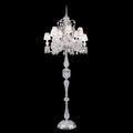 Auralite Classic Luxury Zénith Crystal Candelabra with Fabric Shade