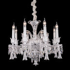 8 Lights Small Bell Baccarat Chandelier
