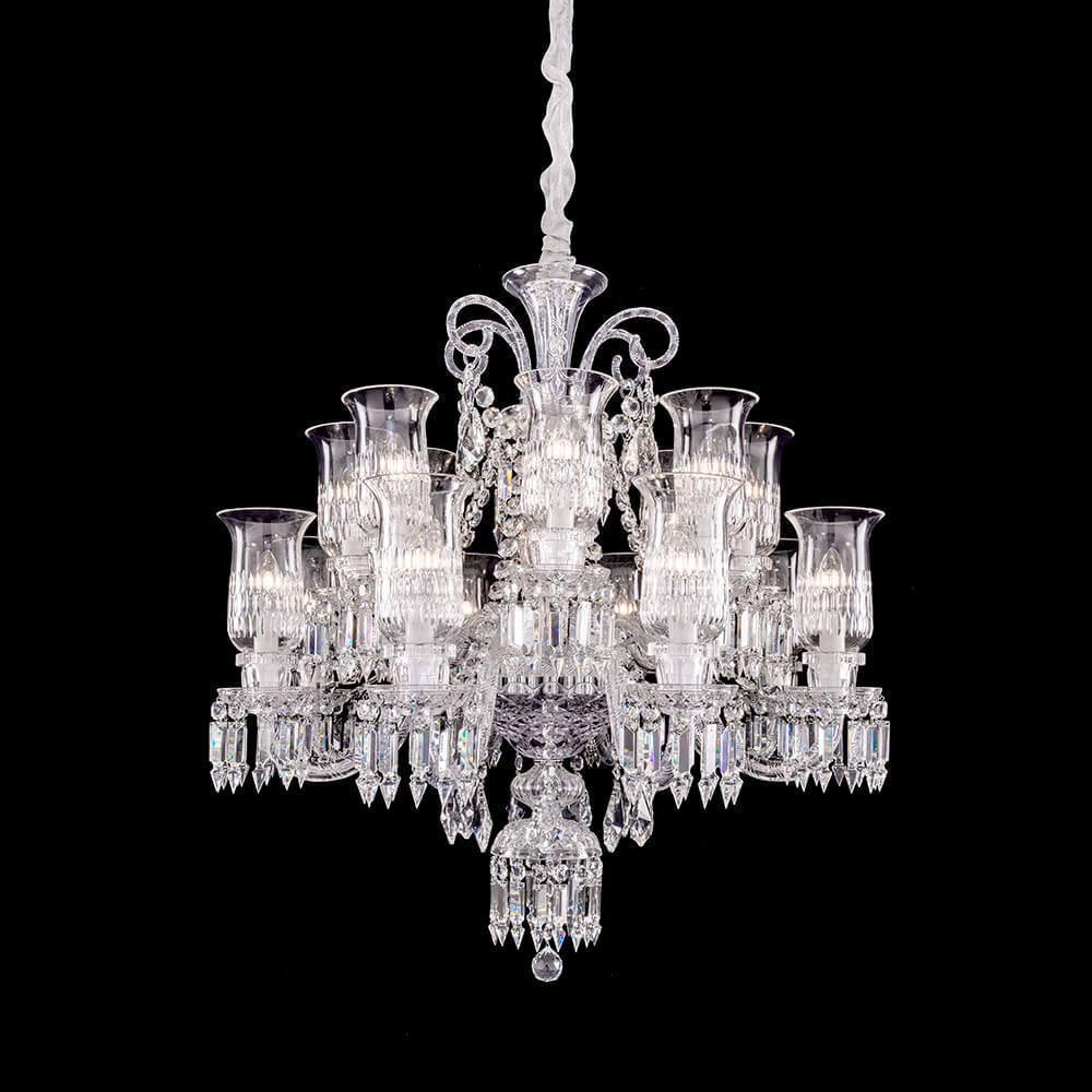 Auralite Crystal Cups Chandelier for Living Room