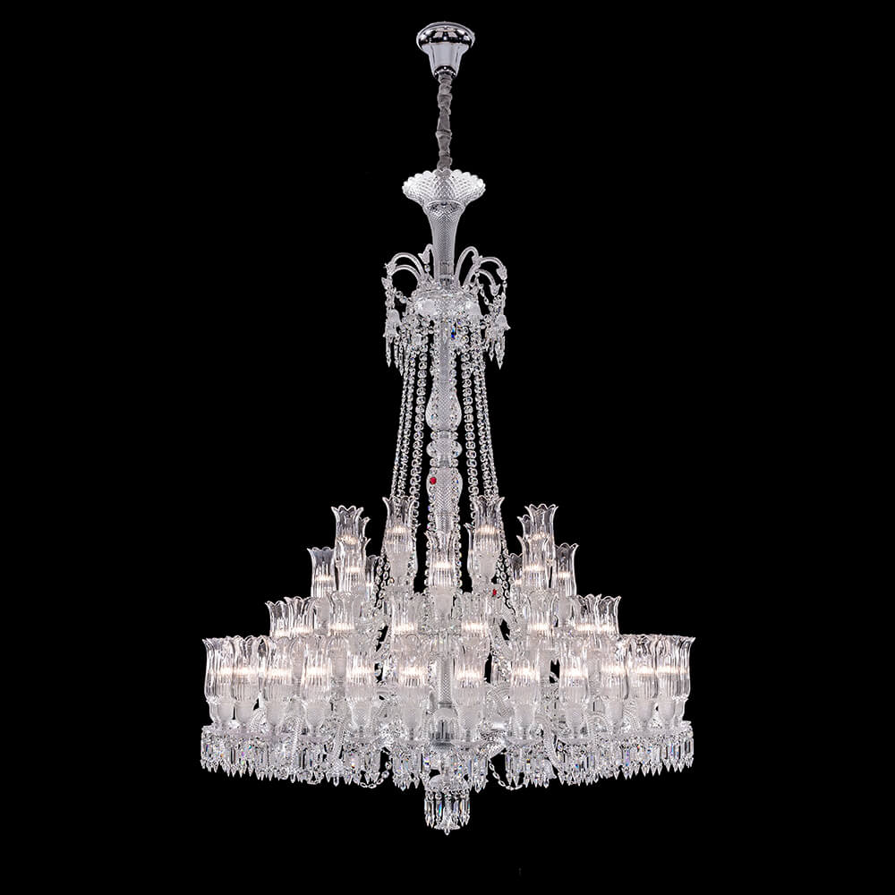 Huge 67 Lights Baccarat Chandelier