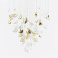 Golden Floating Leaves Chandelier