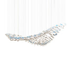 Flying Wave Glass Bubble Chandelier
